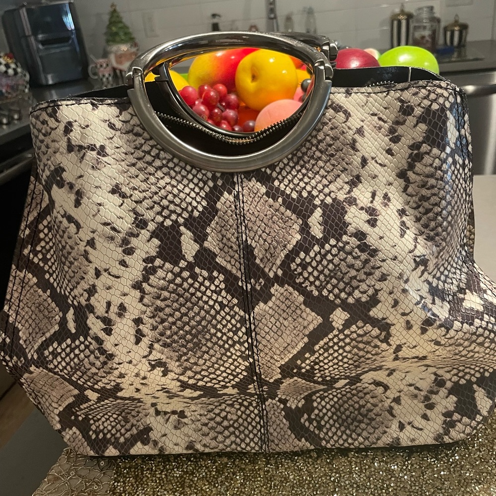Patricia Nash snakeskin leather bag